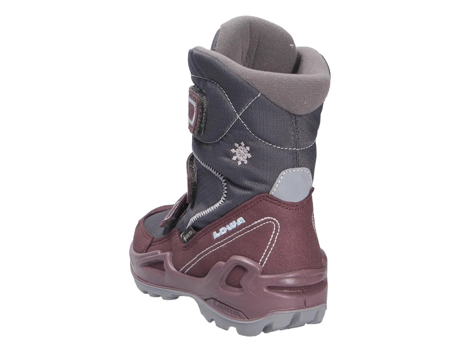Детские ботинки для мальчиков водоотталкивающие Milo Gtx Hi LOWA, Anthracite Blue — фото 3