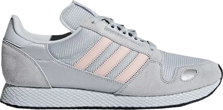 

Кроссовки Adidas ZX 452 SPZL 'Clear Grey Haze Coral', серый