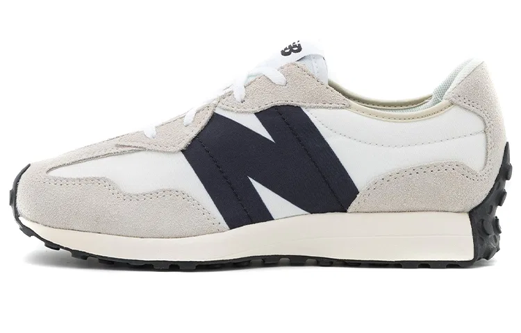 Детские кроссовки с текстильным верхом New Balance 327 Sea Salt Black, Wide
