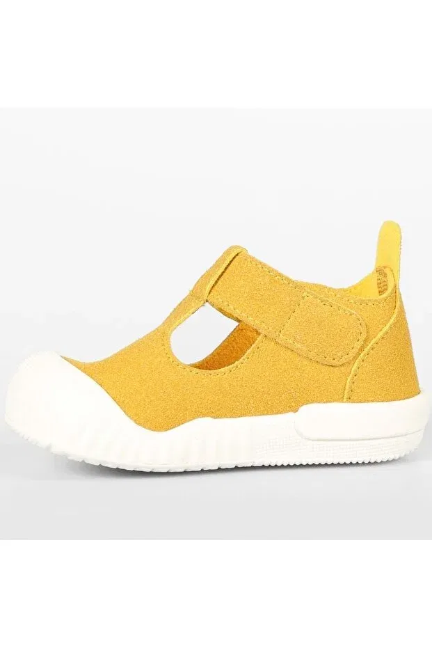 Детские спортивные кроссовки для девочек на липучке Loro ii first step baby Vicco, Yellow — фото 3