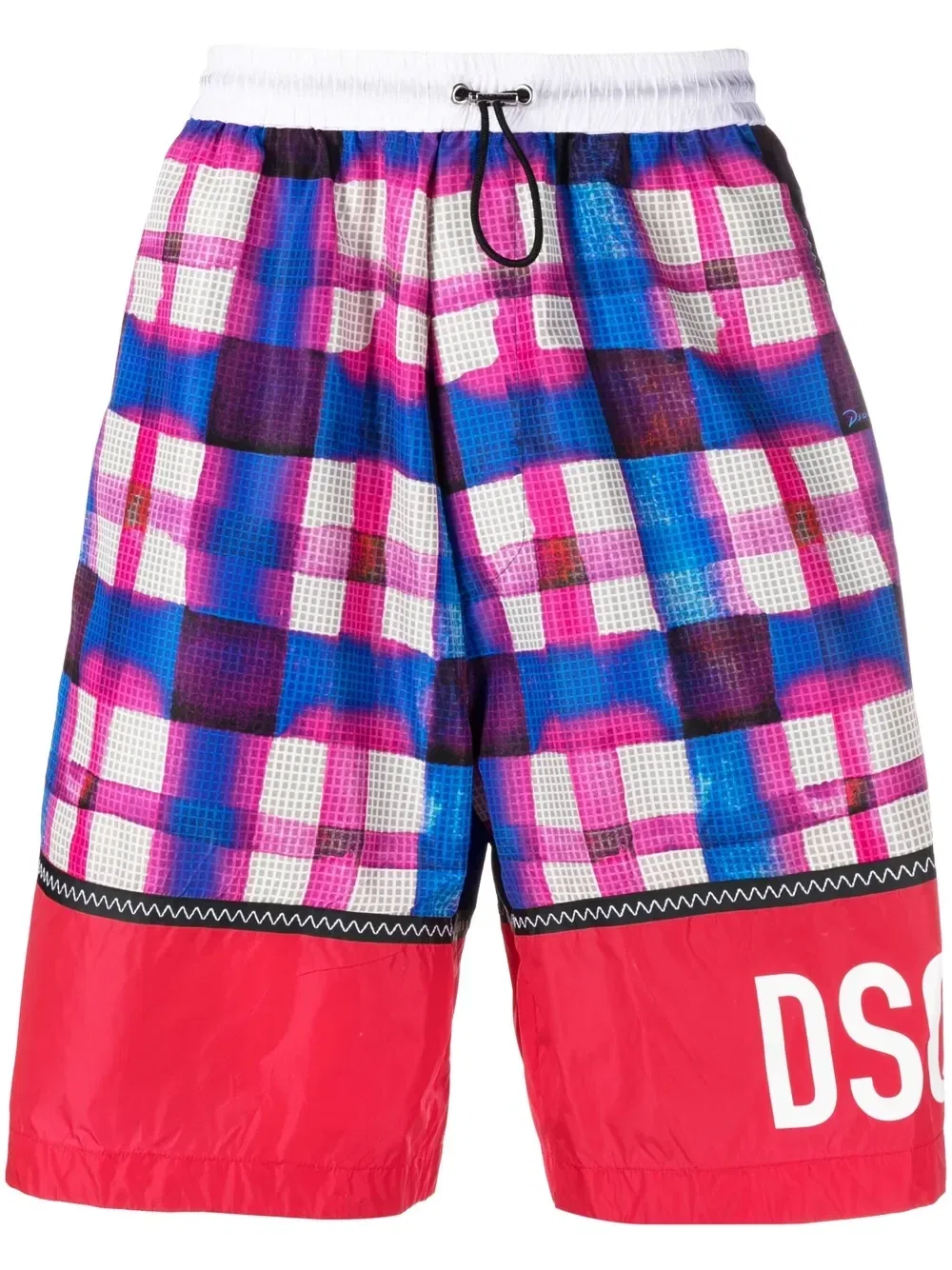 Шорты со вставками Dsquared2, синий
