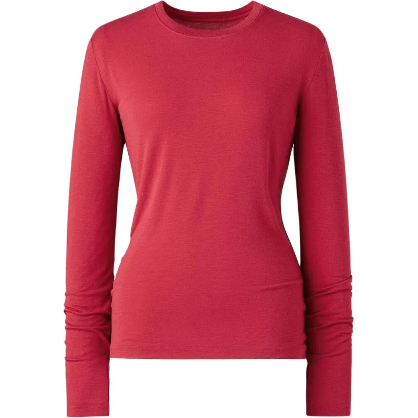 Женская футболка с круглым вырезом Coral Red UNIQLO, Coral Red