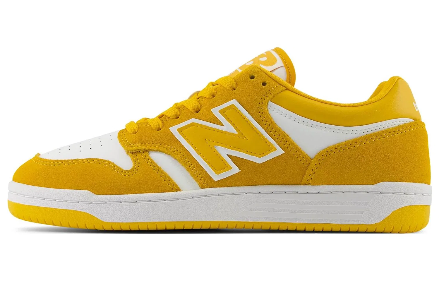 Детские кеды для скейтбординга кожаные New Balance, Yellow