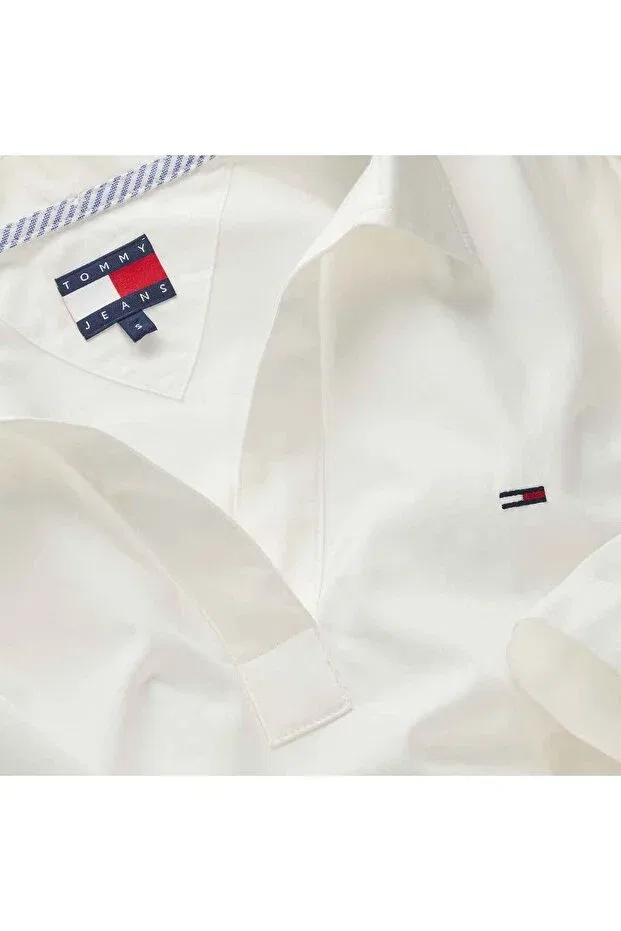 Женская рубашка с коротким рукавом Tommy Hilfiger, White1 — фото 2