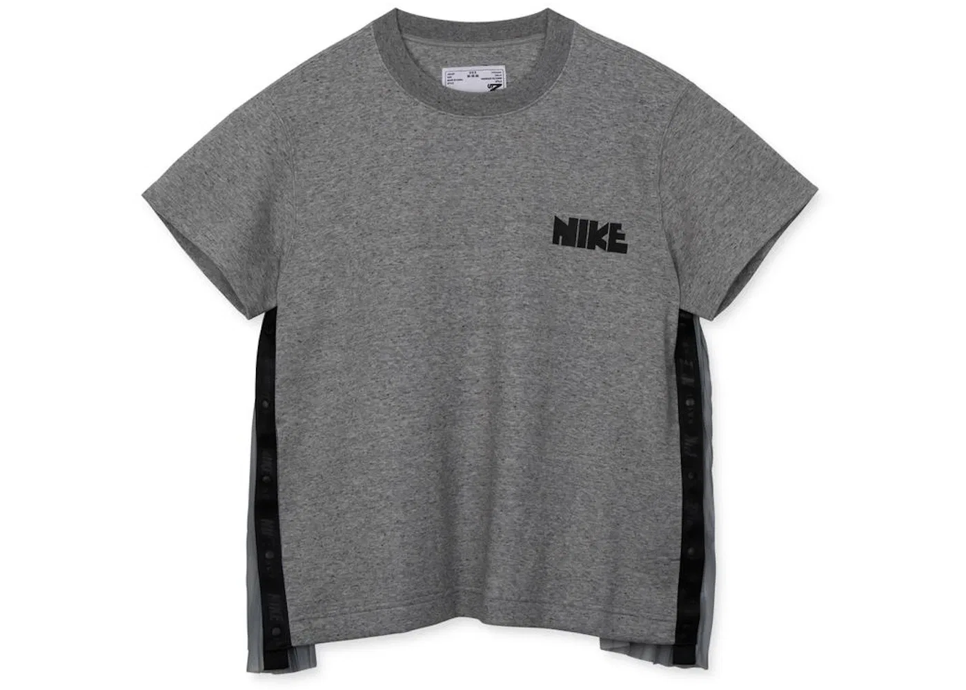 Женская флисовая рубашка с логотипом Nike x Sacai Nike, Dark Grey Heather