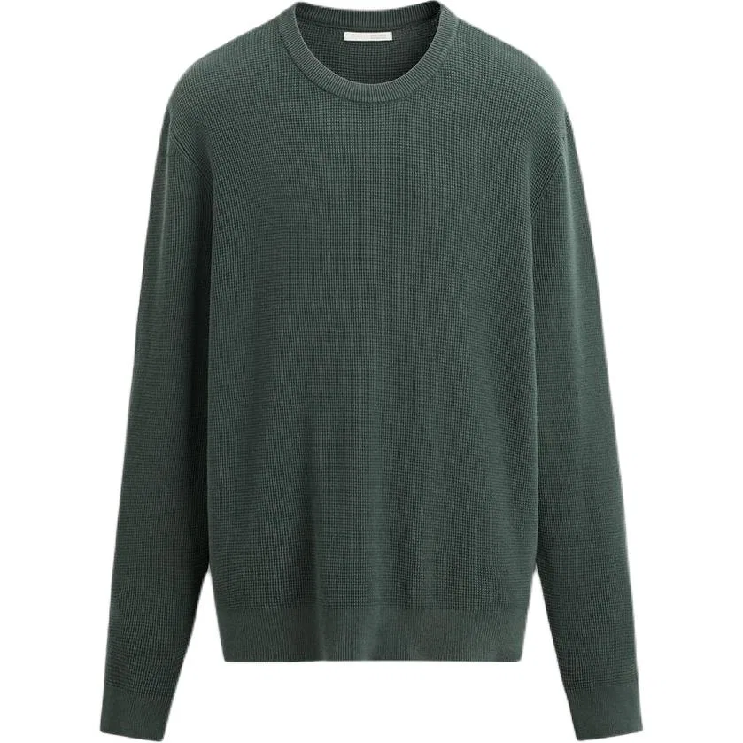 Мужской свитер с круглым вырезом Green Blue ZARA, Green Blue