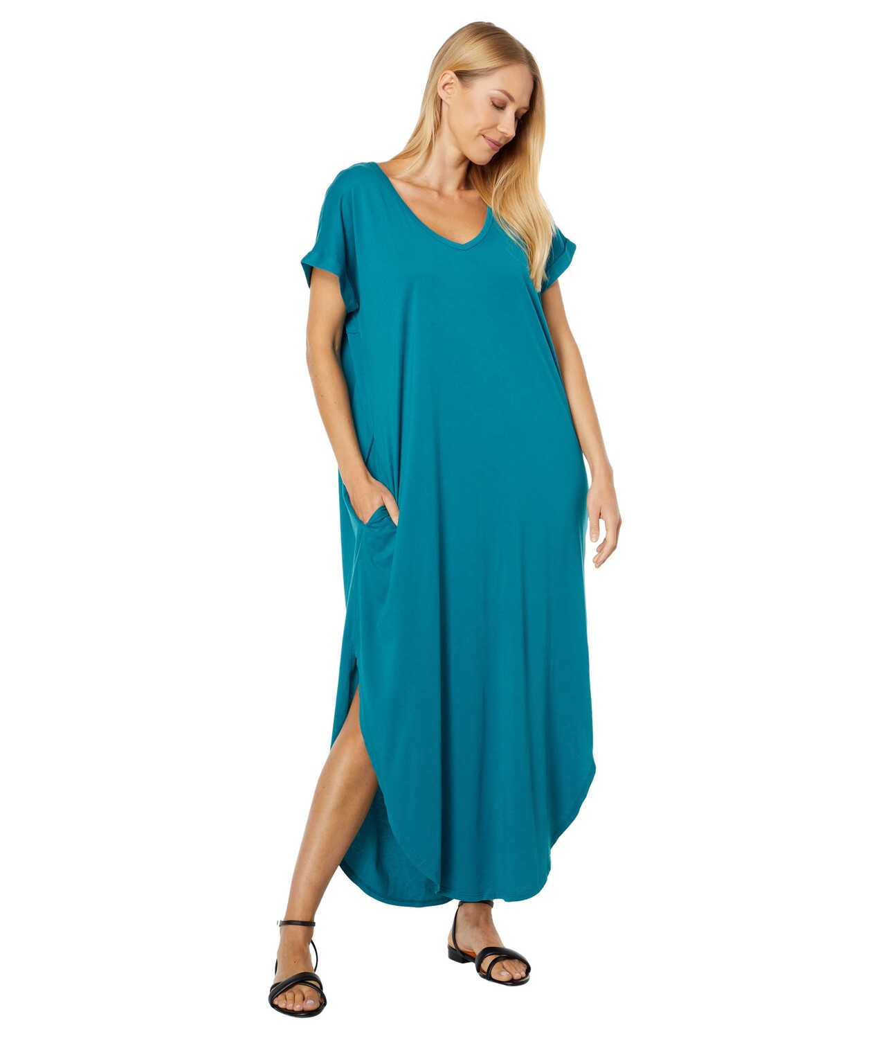

Платье bobi Los Angeles, Curved Hem Maxi Dress