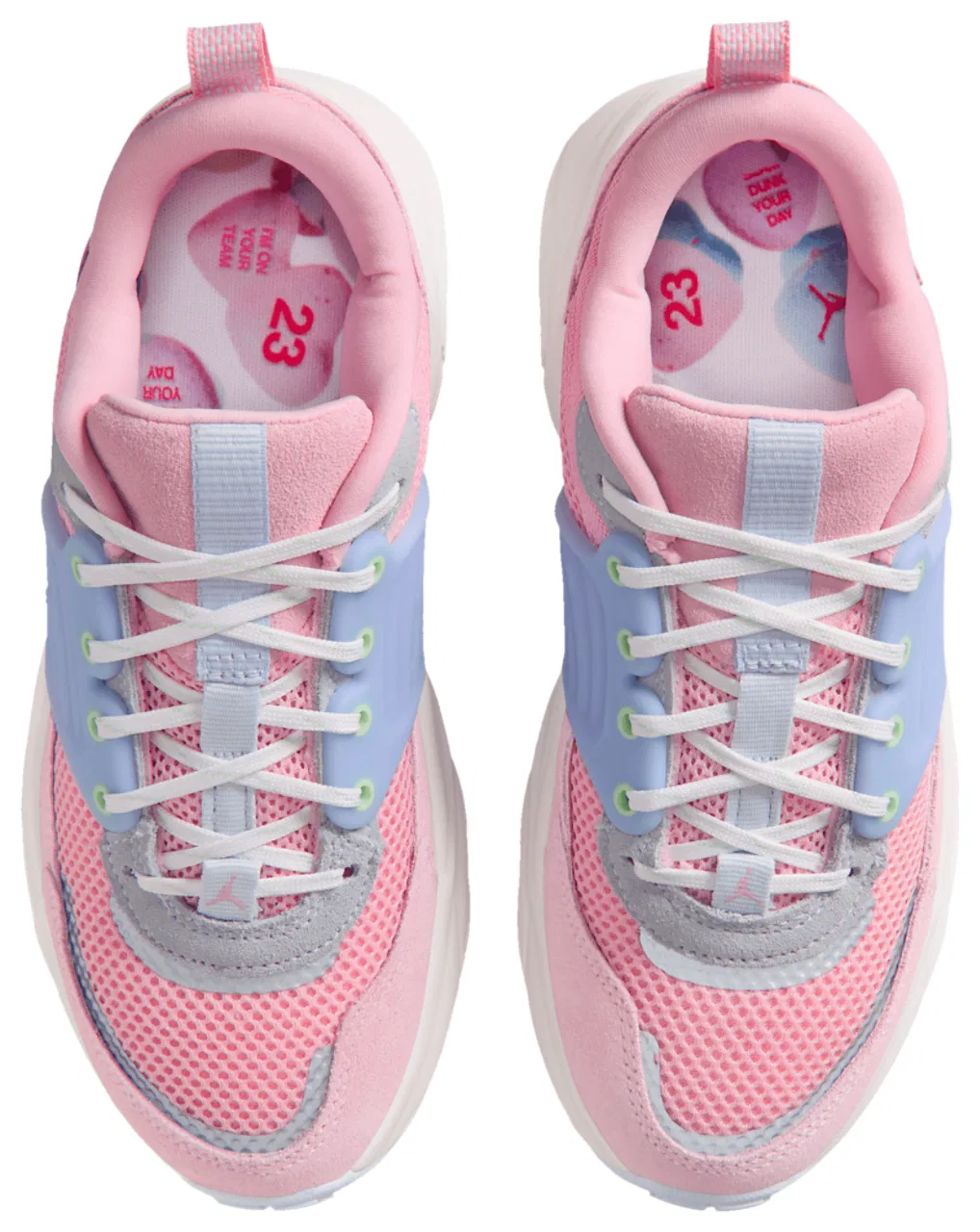 Кроссовки для девочек Trunner Jordan, цвет Medium Soft Pink/Medium Soft Pink/Half Blue — фото 4