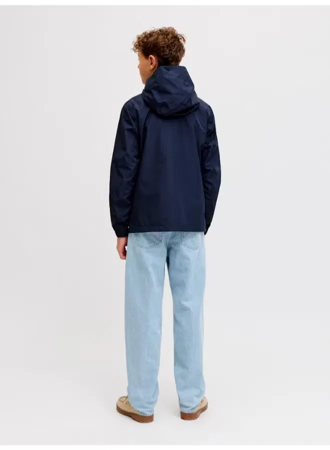 Куртка детская с молнией Jack & Jones Junior, темно-синий — фото 2