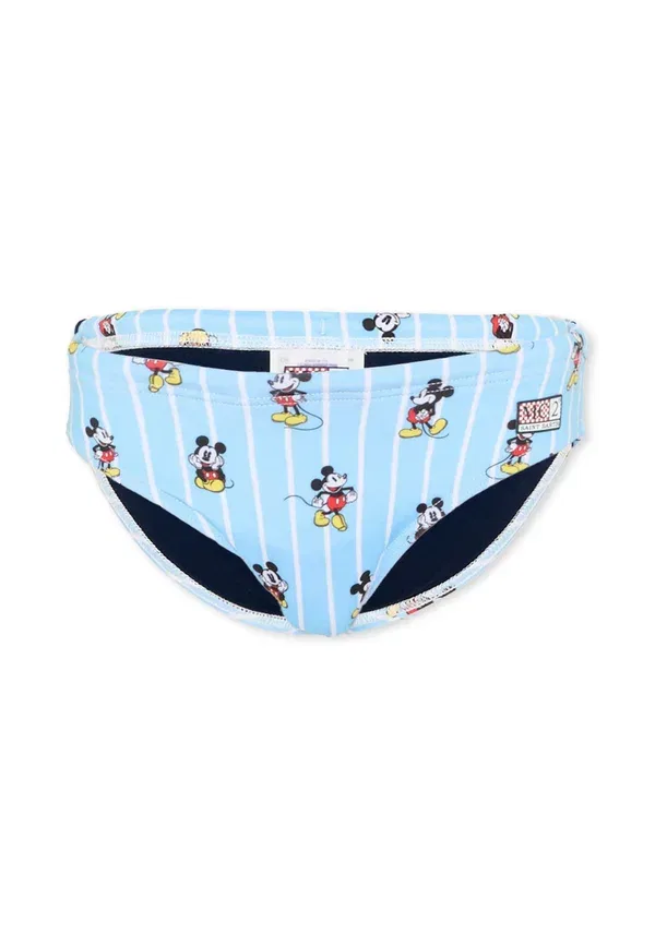 Плавки с принтом Mickey Mouse and friends Mc2 Saint Barth, Light Blue, светло-голубой