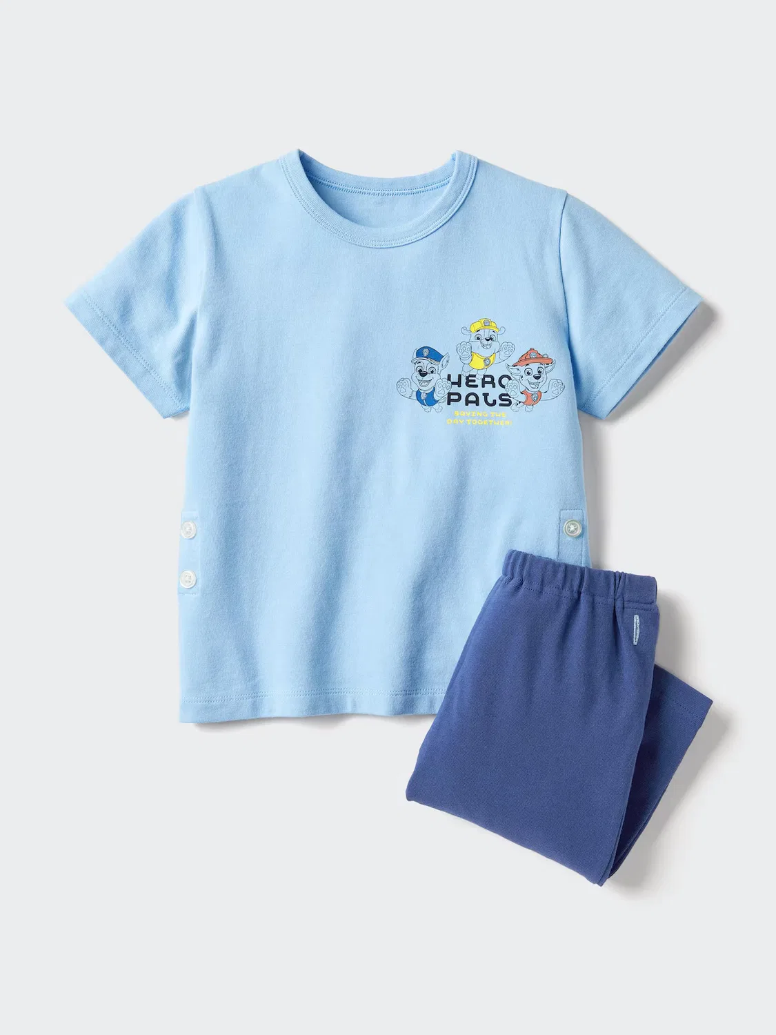 Пижама Uniqlo, для мальчиков, синяя
