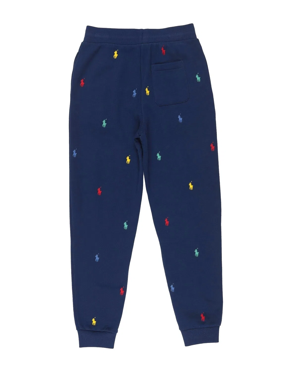 Детские спортивные штаны для мальчиков с принтом Polo Pony Fleece Jogger Pant Polo Ralph Lauren, темно-синий — фото 2