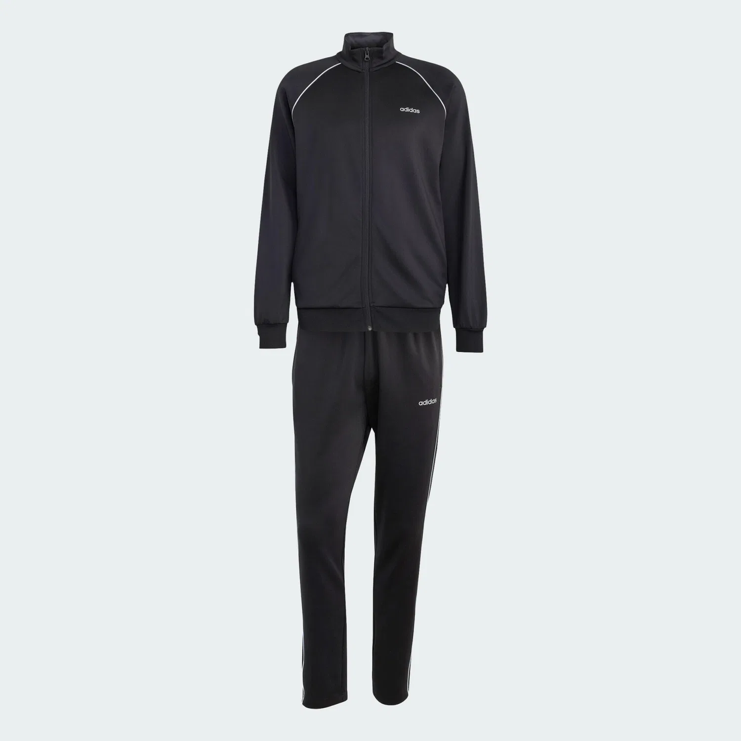 Мужской технический спортивный костюм с длинным рукавом Adidas, Schwarz — фото 2