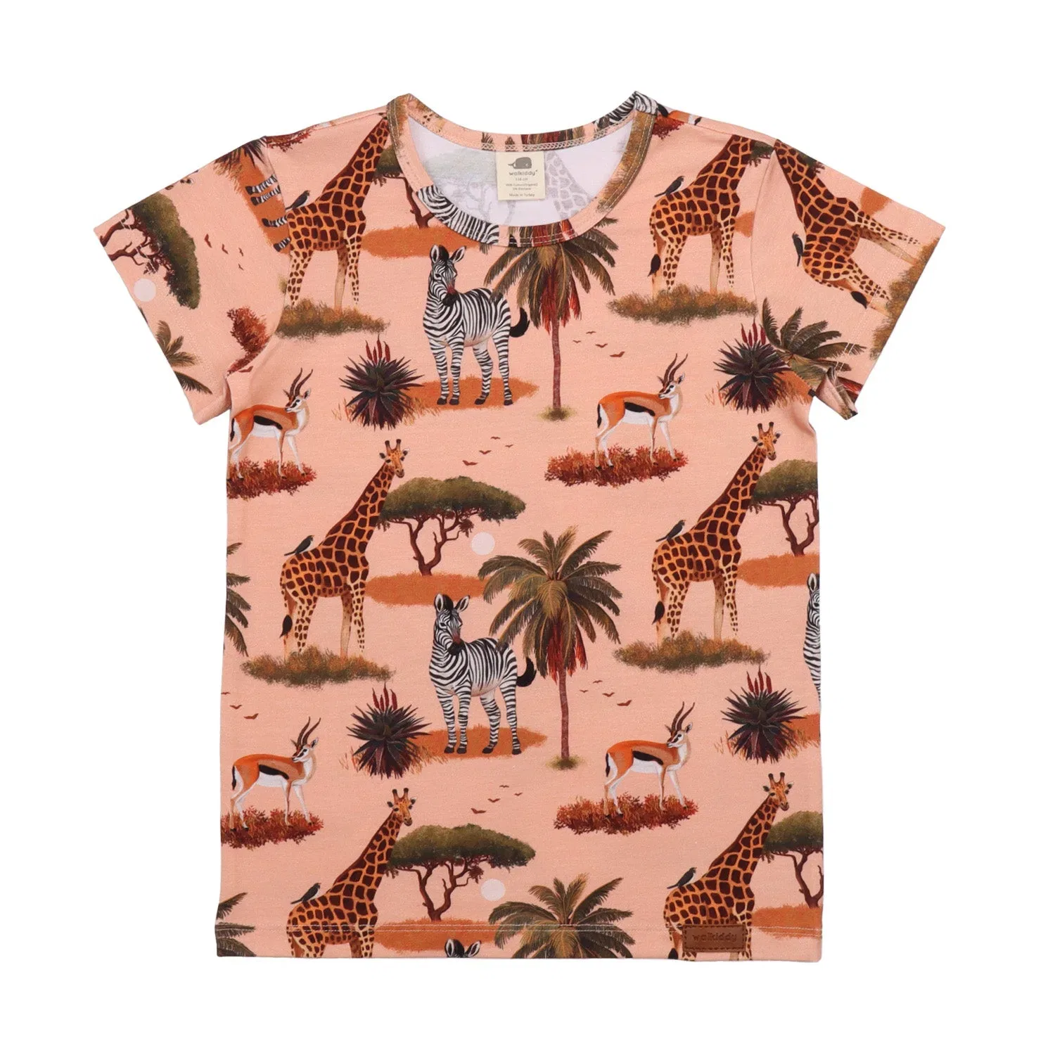 Футболка с принтом The African Savanna Walkiddy, белый