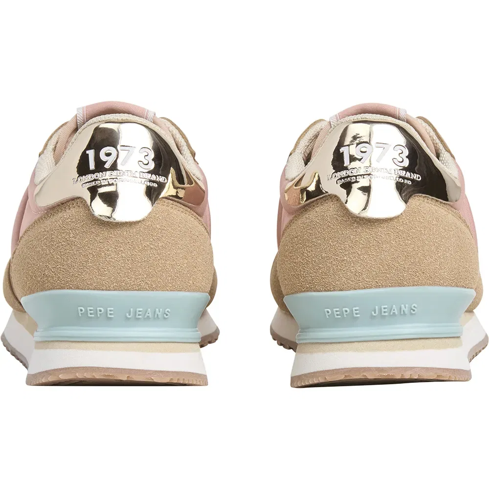 Детские кроссовки для девочек с платформой Hailon Basic Pepe jeans, Brown — фото 4