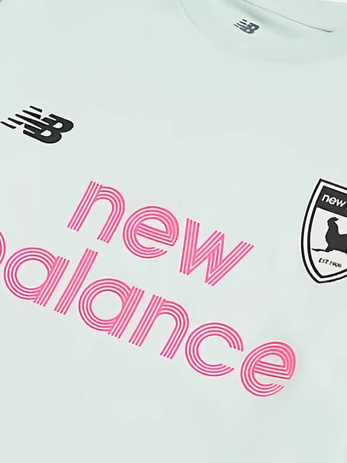 Хлопковая футболка зеленая New Balance, зеленый — фото 2