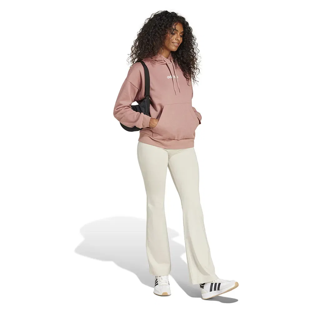 Леггинсы с расклешением Adidas Essentials Small Logo, белый — фото 4