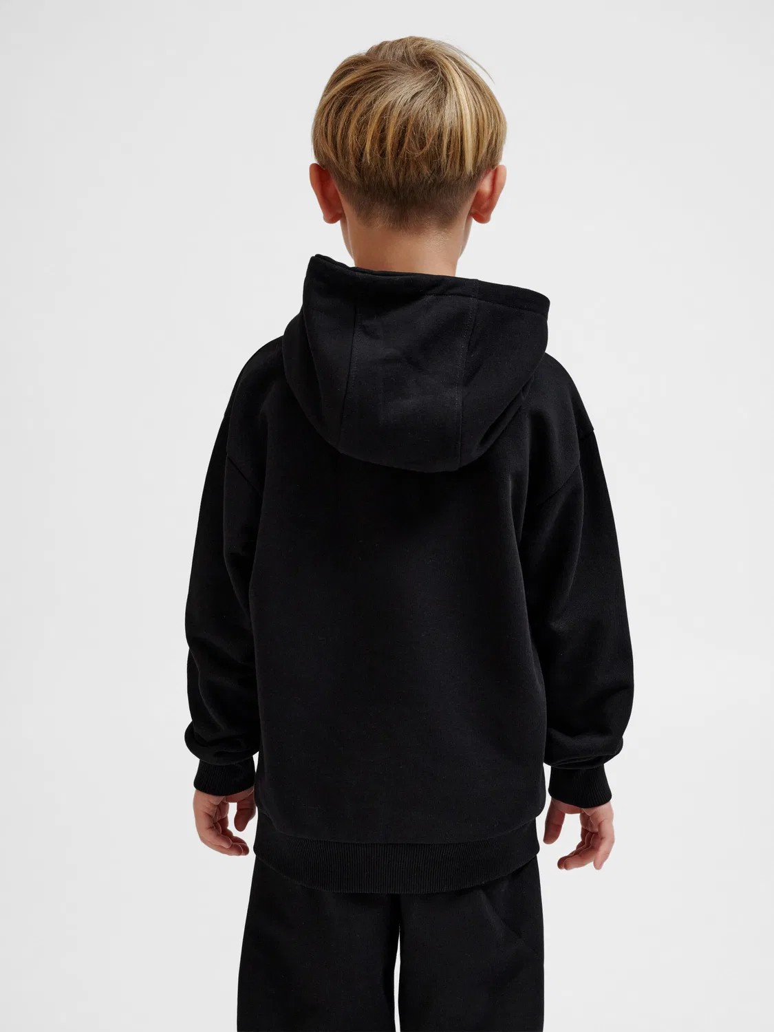 Детское худи свободного кроя Hmljr Loose Bee Hummel, Schwarz — фото 4