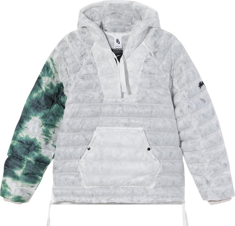 

Куртка Nike x Stussy Insulated Pullover Jacket 'White/Gorge Green', белый
