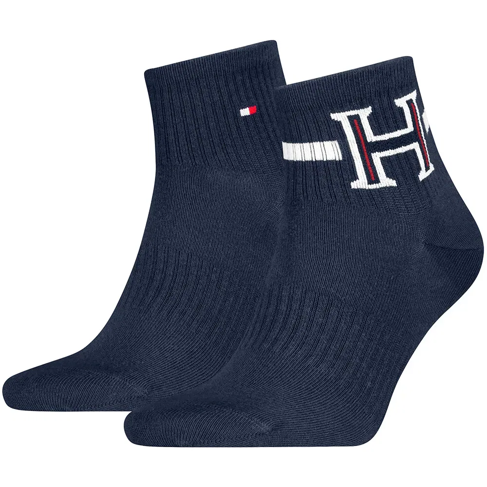 Мужские носки с усиленной пяткой и мыском Tommy hilfiger, Blue