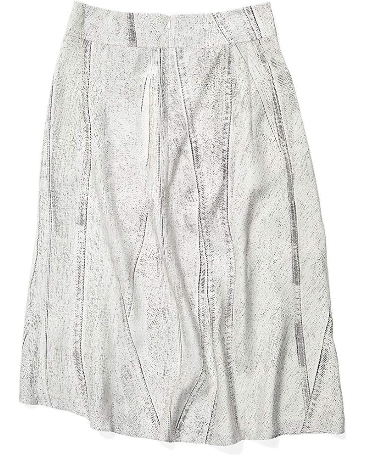 

Юбка COLOVOS Seamed Denim Print Side Buckle Skirt, белый