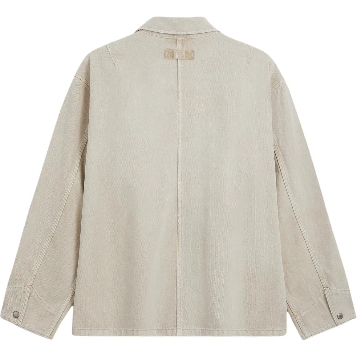 Мужская джинсовая куртка умеренного кроя GAP, Light Khaki — фото 3