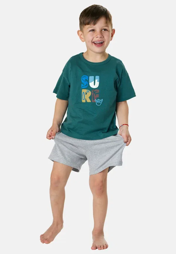 Пижамный комплект из 100% хлопка Set Schiesser, зеленый
