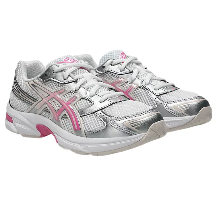 Детские беговые кроссовки ASICS, White Dragon Fruit — фото 4