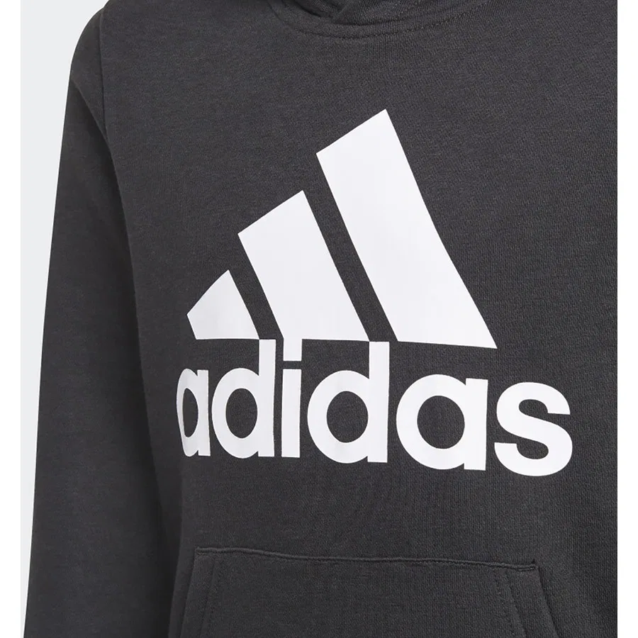Детский худи с капюшоном Essentials Sportswear GN4027 adidas, Черно-белый — фото 3