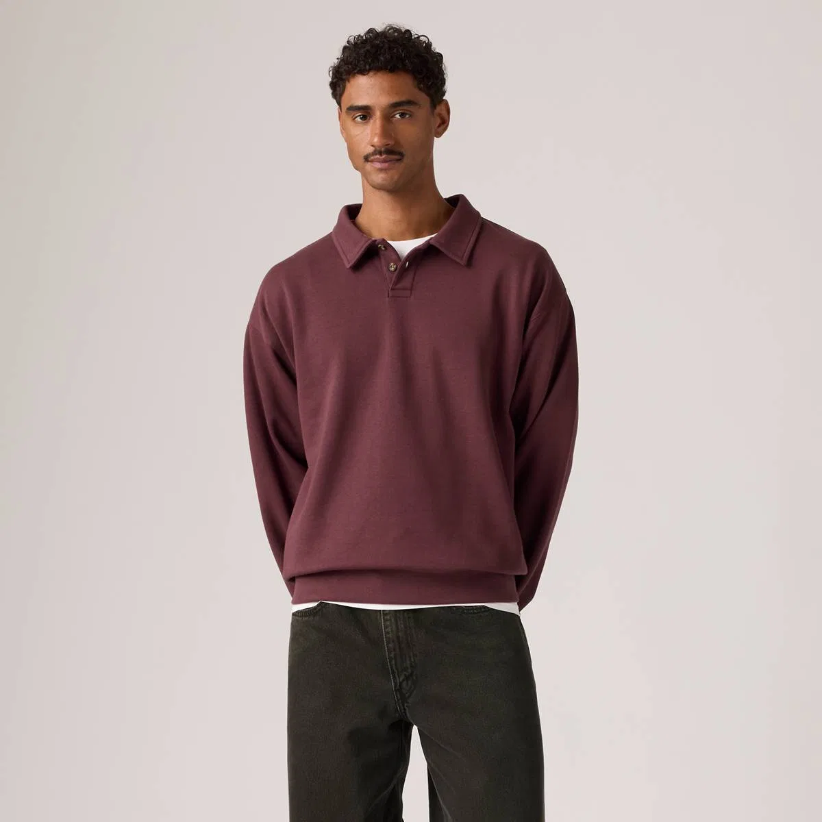 Толстовка для регби Leo Levi's, Vineyard Wine - Red — фото 3