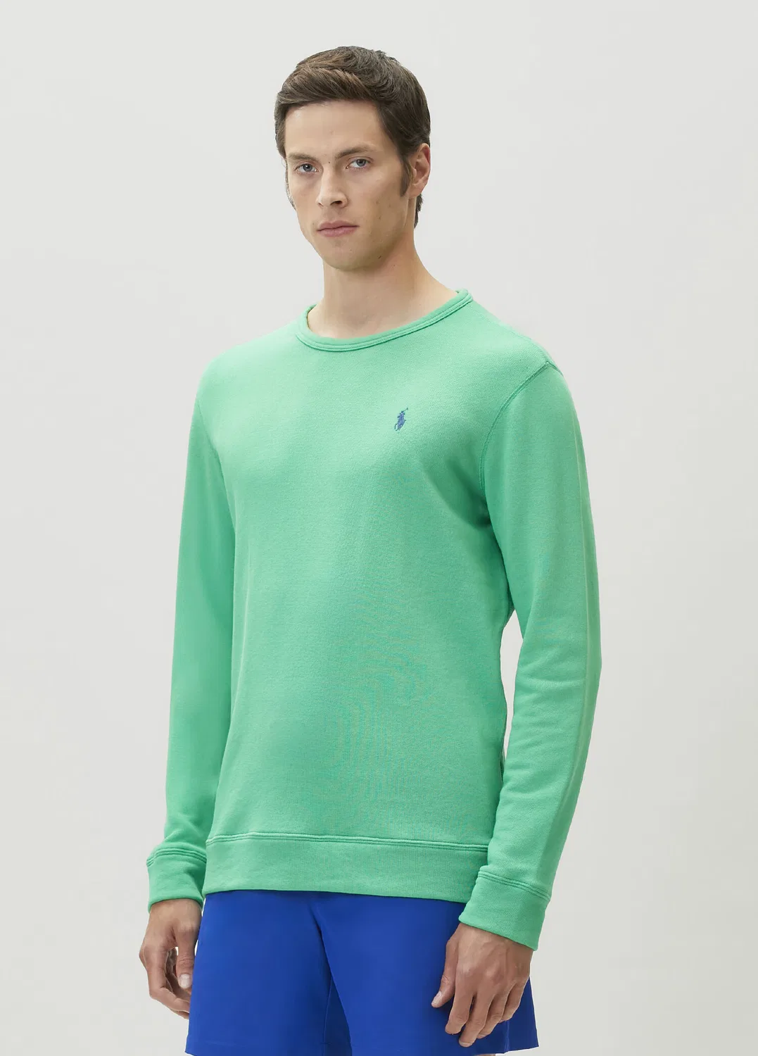 Свитшот Polo Ralph Lauren, зеленый — фото 3
