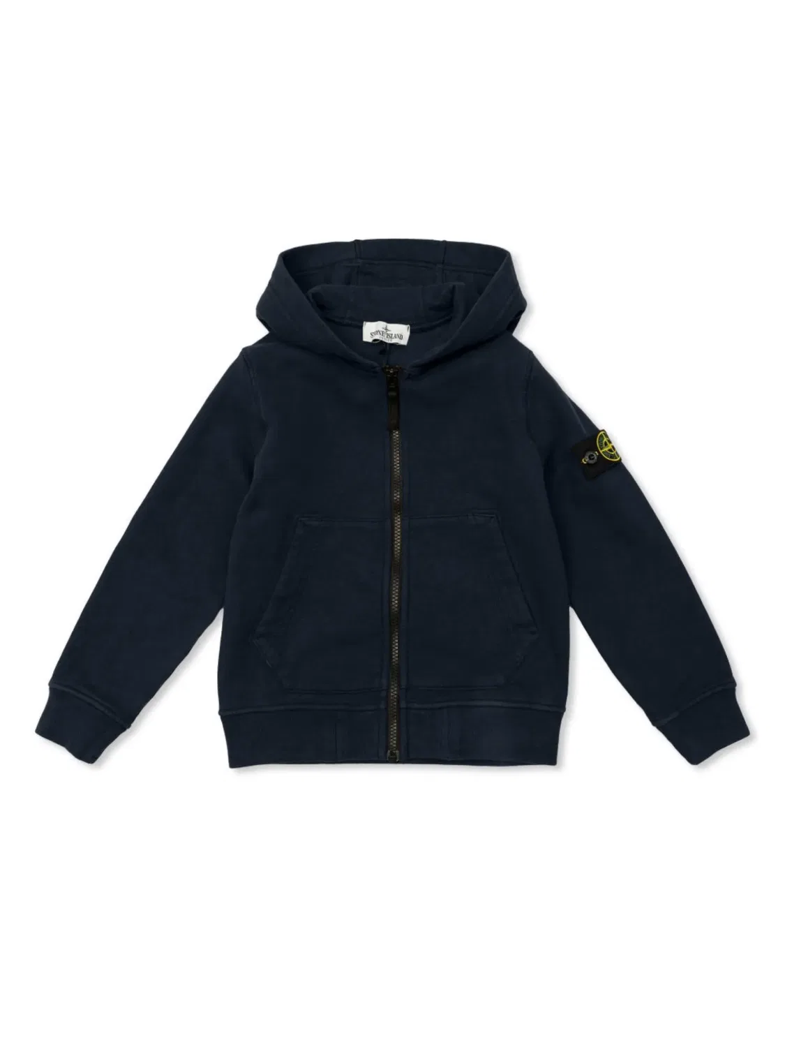 Stone Island Черная худи с компасом