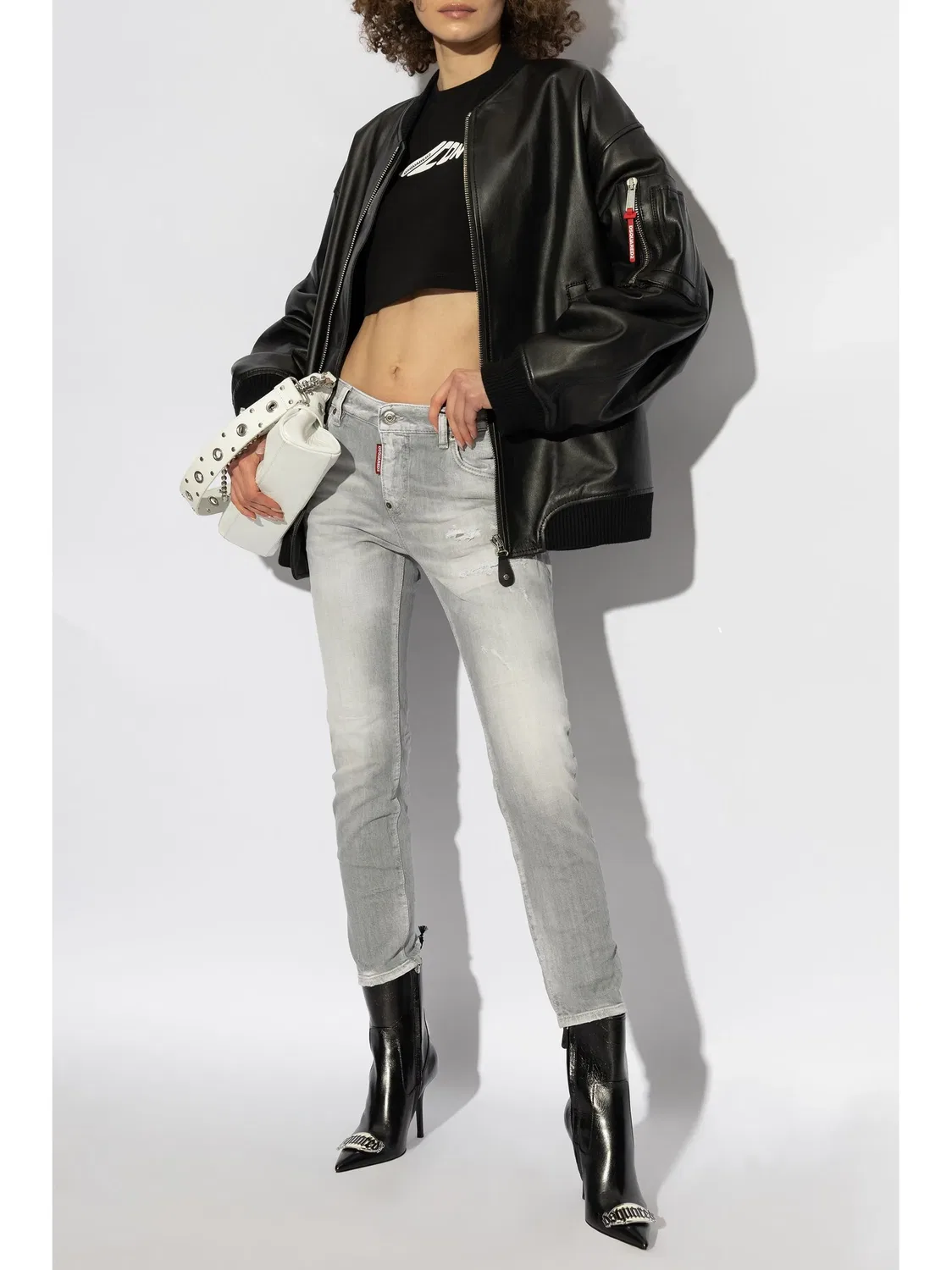 Джинсы Jennifer DSQUARED2, серый — фото 4