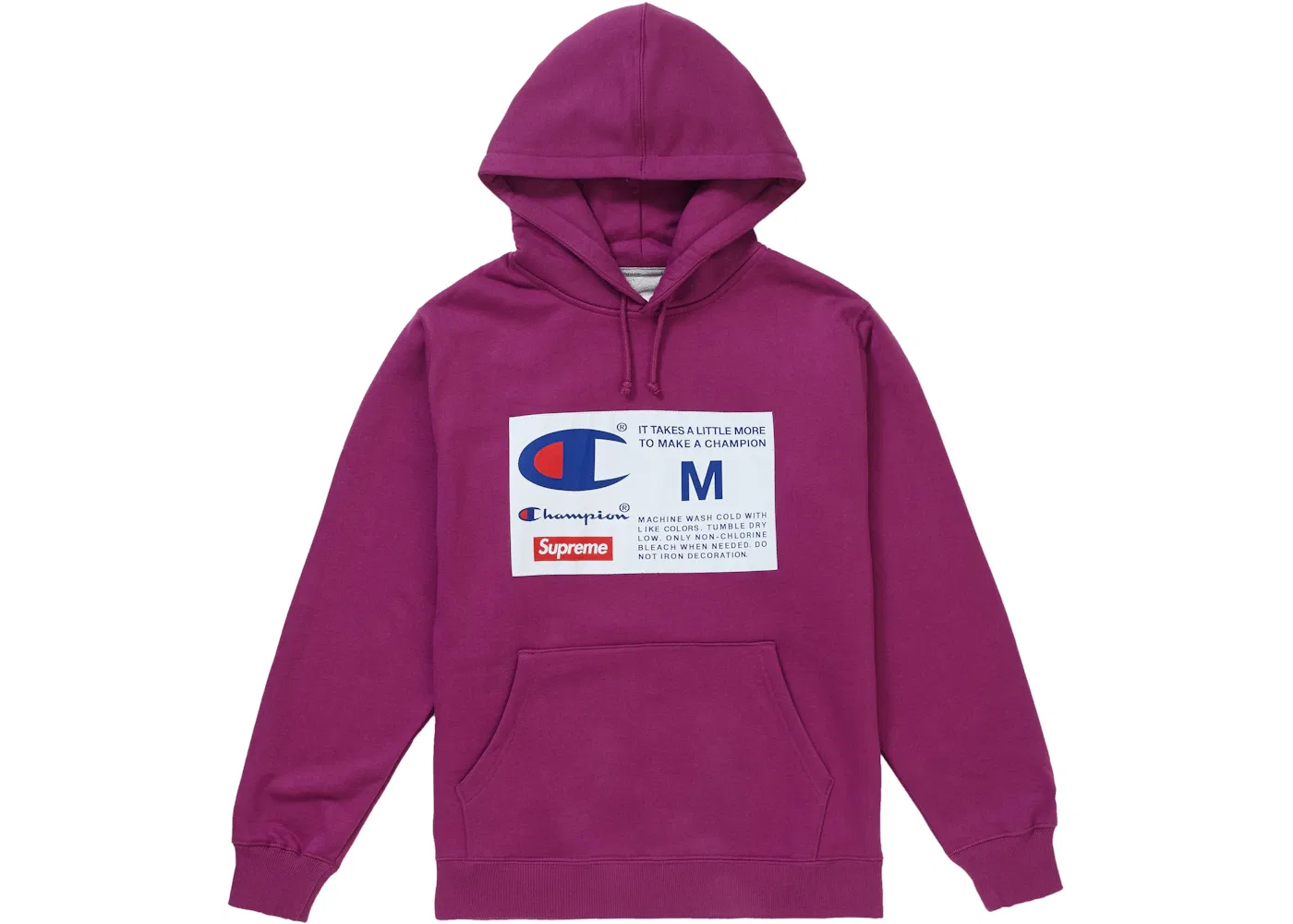 Детский худи с принтом Supreme Sweatshirt, Bright Purple