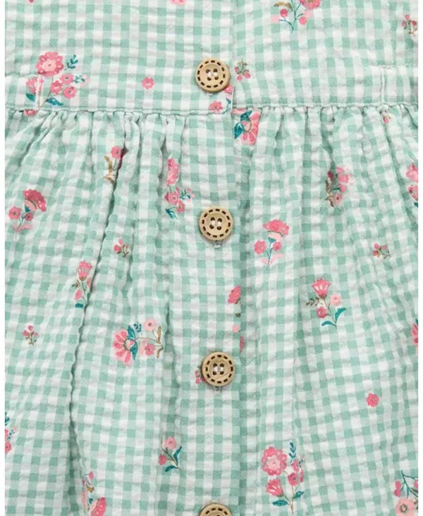 Детское платье для девочек хлопковое Purebaby, Frida Print — фото 4