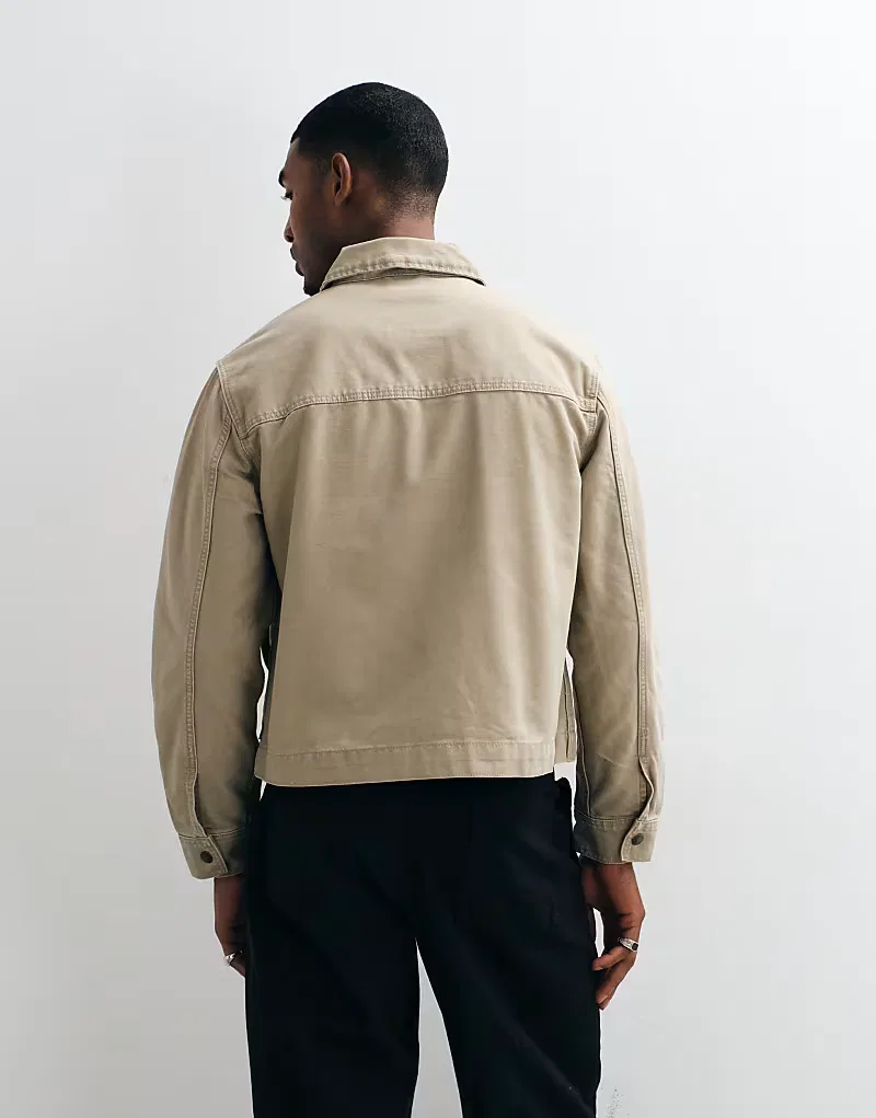 Куртка Levi's Garage на молнии, каменного — фото 4