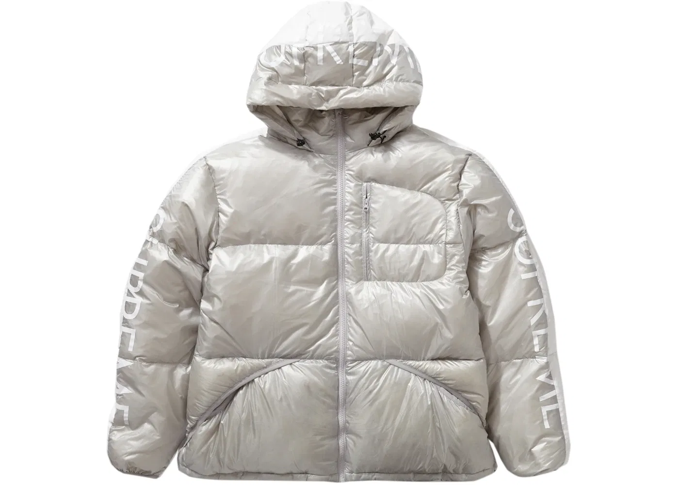 Мужская пуховая куртка Supreme Featherweight Down Jacket, White