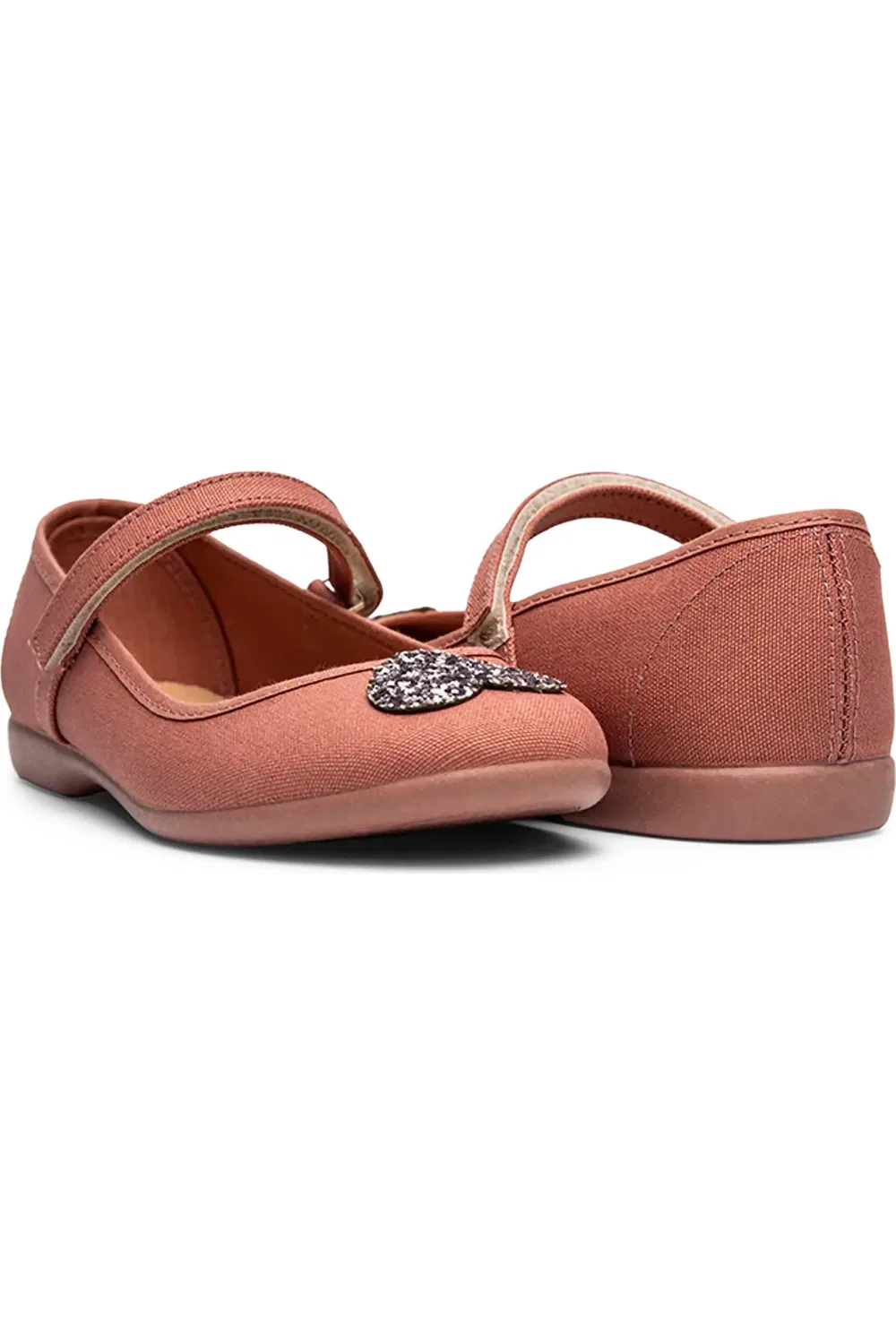 Детские туфли Мэри Джейн с цветочной аппликацией Taylor CHILDRENCHIC, Rosewood — фото 3