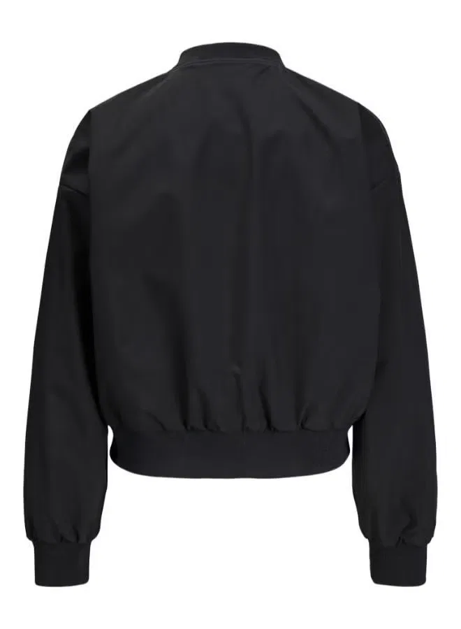 Куртка-бомбер Youth regular fit Jack & Jones Junior, черный — фото 2