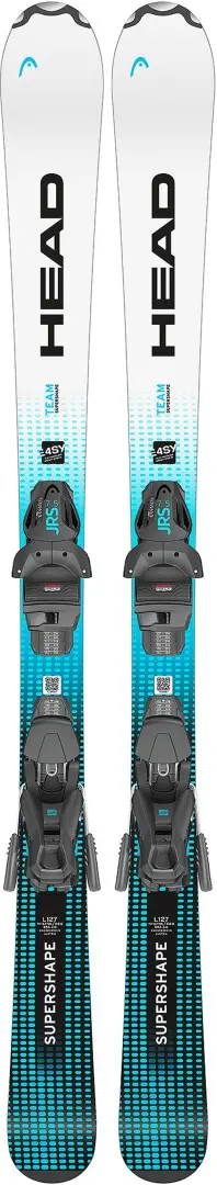 

Лыжи Head Supershape Team Easy Ski Set inkl. JRS 7.5 GW CA BR 78, черный/голубой