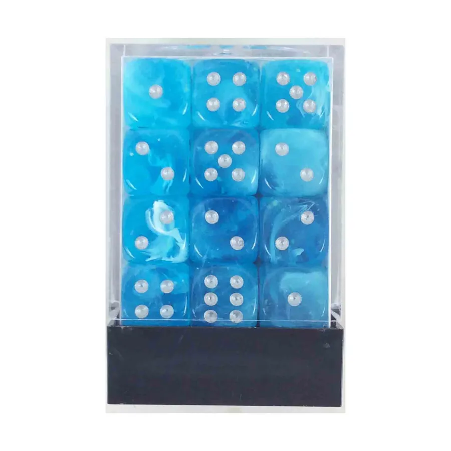 

d6 12мм Небо с серебром (36), Dice - Luminary (Chessex)