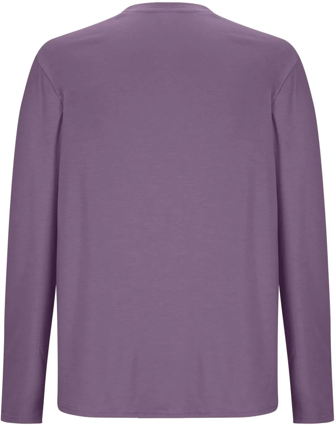 Мужская свободная футболка с длинным рукавом для тренировок, Purple — фото 4