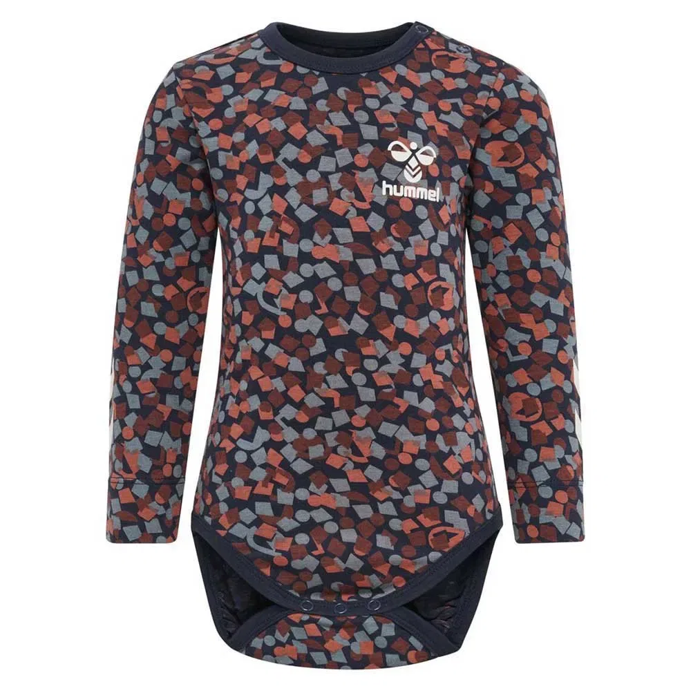 Детское боди с длинным рукавом Confetti Long Sleeve Body Hummel, Multicolor — фото 3