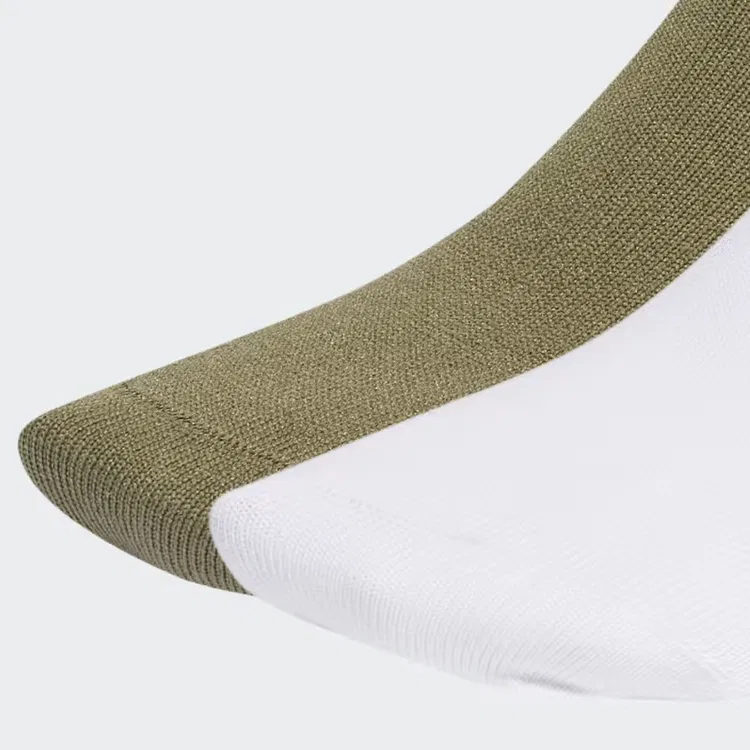 Мужские носки до колена с принтом Adidas Originals Parley Mid Crew Sock 2 Pairs, White+Olive — фото 4