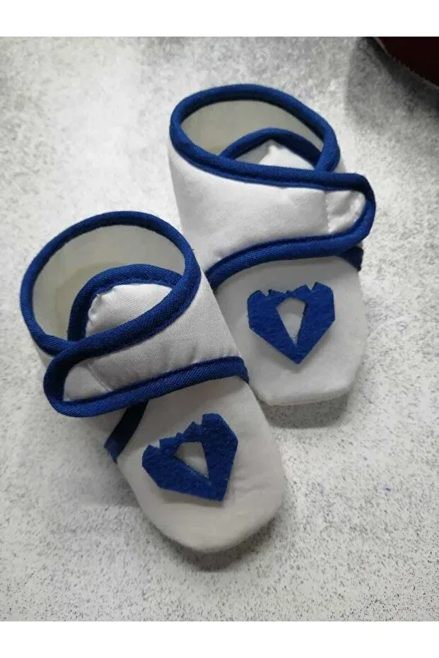 Детские тапочки с коротким каблуком Elfnur, Blue