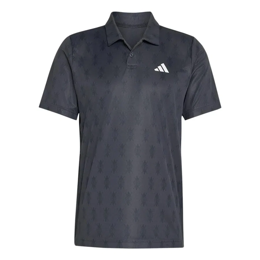 Футболка-поло с принтом Club Graph adidas, Черный