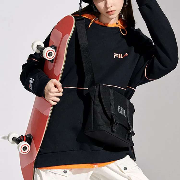 Детский свитшот с круглым вырезом Black FILA FUSION — фото 4