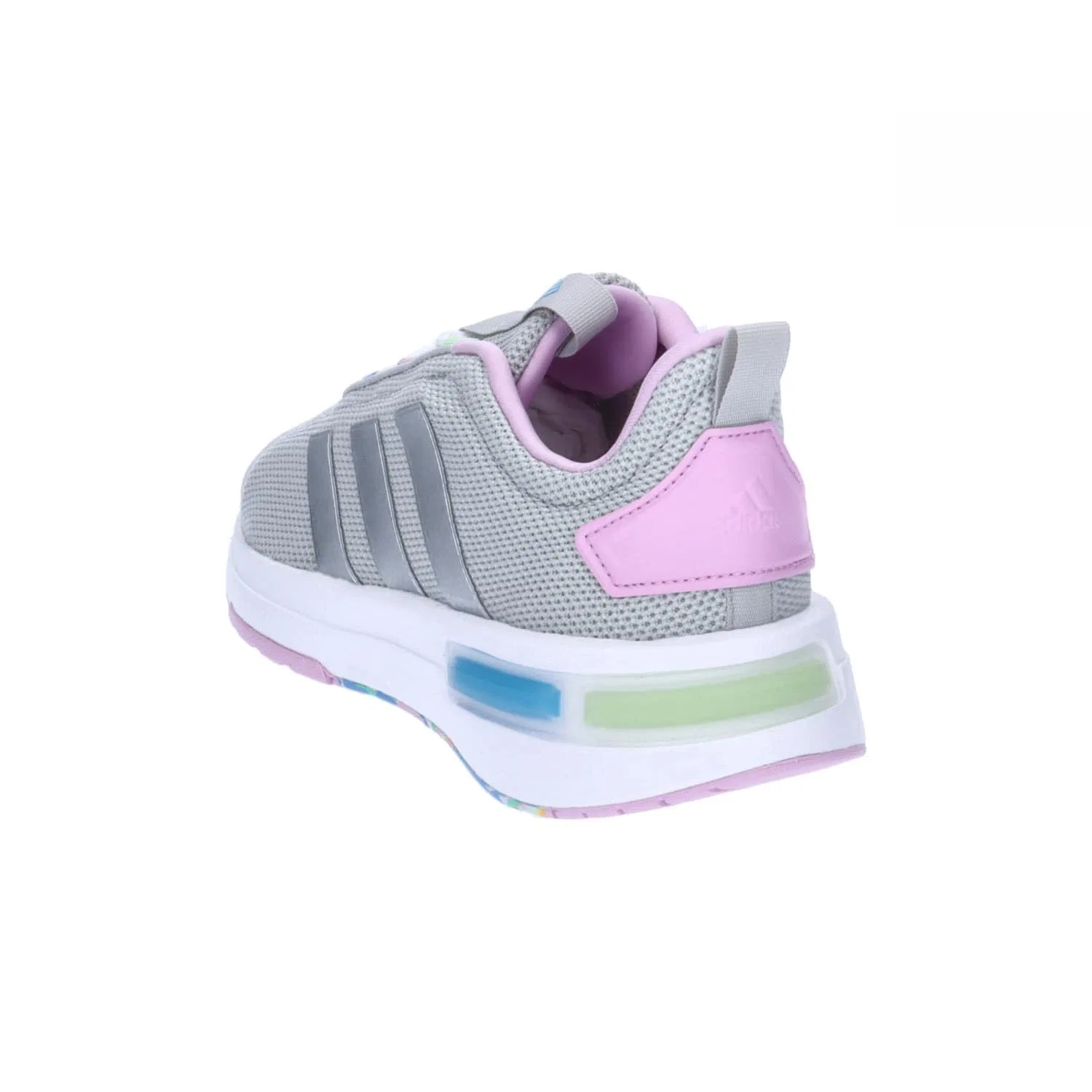 Детские кроссовки для мальчиков с шнуровкой Racer Tr23 Shoes Kids Adidas, Grey Silver Met Bliss Lilac — фото 4