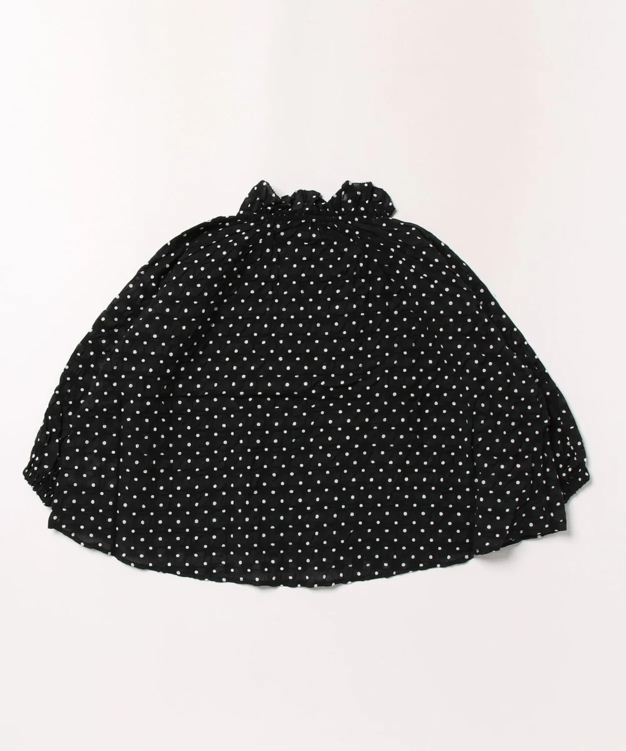 Детская блуза с длинным рукавомс воланами Dot Ruffle FITH, Black — фото 2