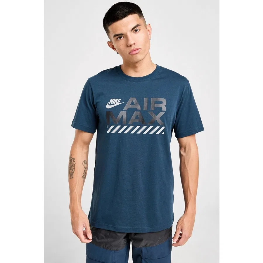 Футболка хлопковая Air Max Cotton Nike, Петроль